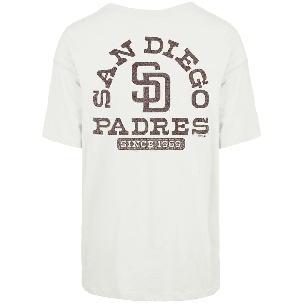 San Diego Padres '47 Women's Back Canyon Sadie T-Shirt - Natural T-shirts