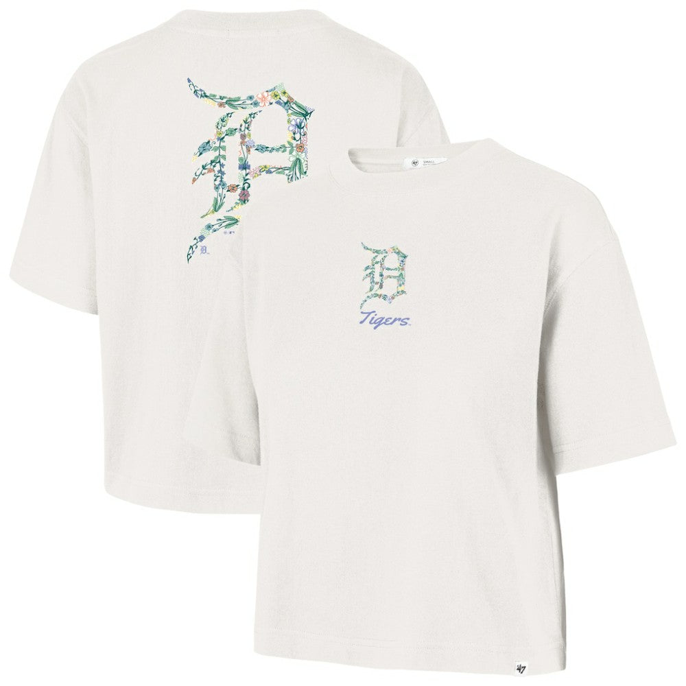 Detroit Tigers '47 Women's Full Bloom Cropped T-Shirt - Natural T-shirts