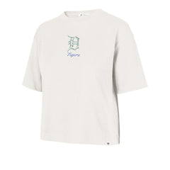 Detroit Tigers '47 Women's Full Bloom Cropped T-Shirt - Natural T-shirts