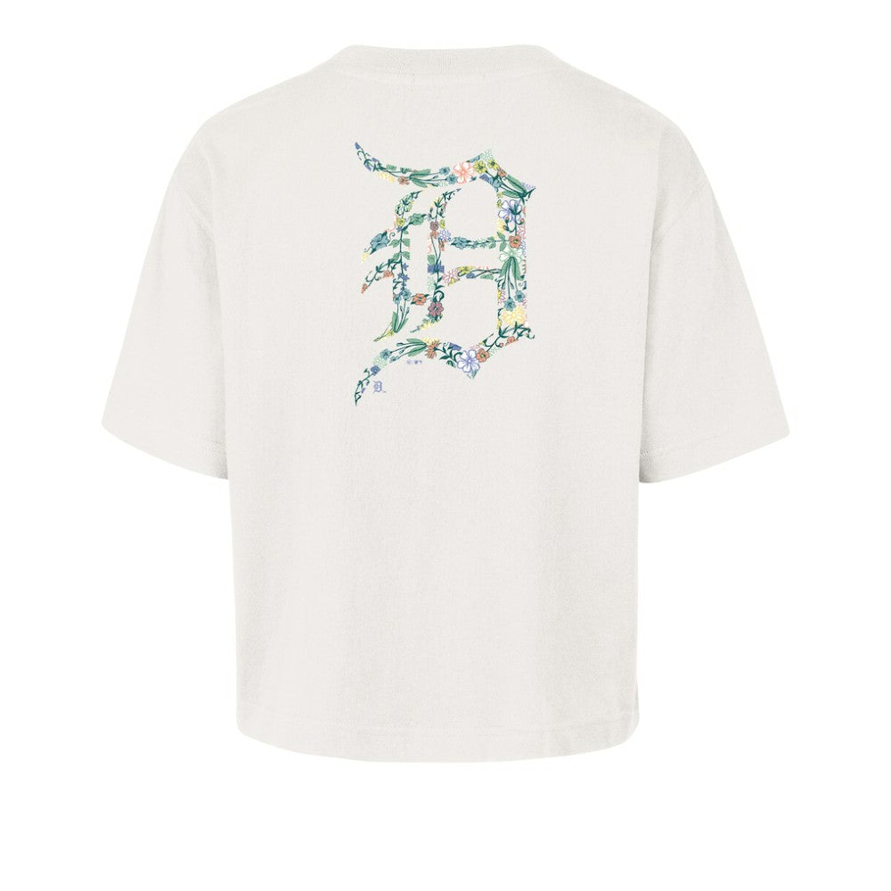 Detroit Tigers '47 Women's Full Bloom Cropped T-Shirt - Natural T-shirts