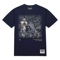 Roger Staubach Dallas Cowboys Moments T-Shirt Navy