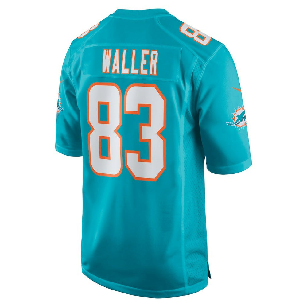 Darren Waller Miami Dolphins Team Game Jersey Aqua
