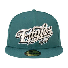 Philadelphia Eagles New Era Born x Raised 59FIFTY Fitted Hat Midnight Green