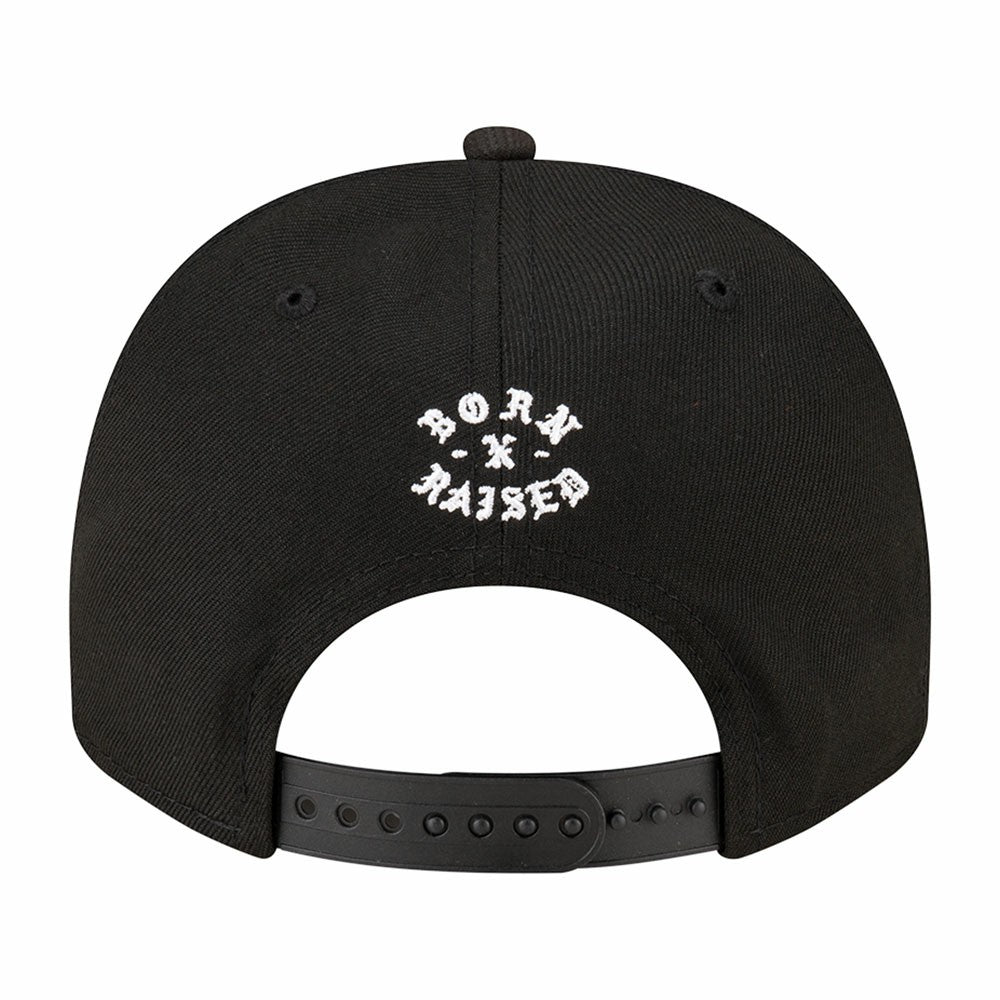 New York Jets New Era Born x Raised A-Frame 9FIFTY Snapback Hat Black
