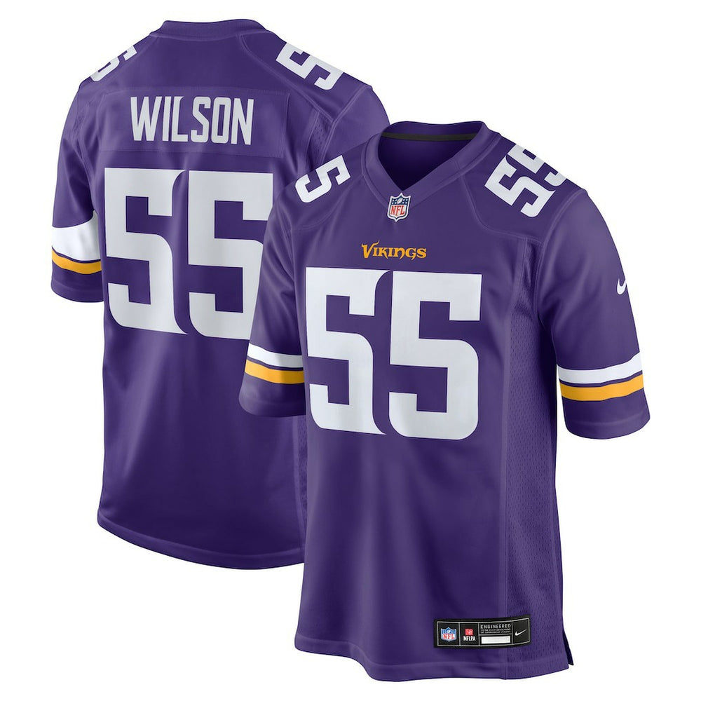 NFL Eric Wilson Minnesota Vikings Team Game Jersey - Purple