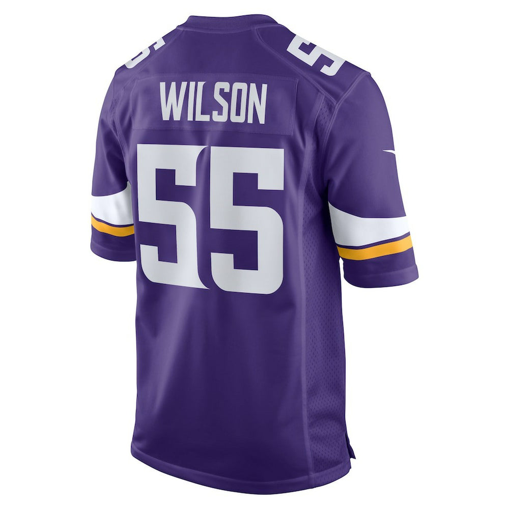 NFL Eric Wilson Minnesota Vikings Team Game Jersey - Purple