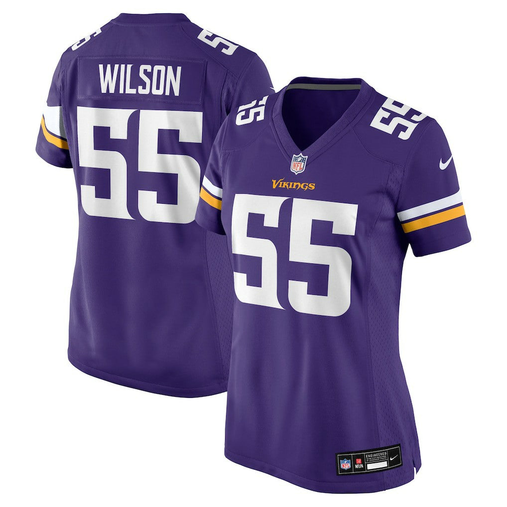 NFL Eric Wilson Minnesota Vikings Women's Team Game Jersey - Purple