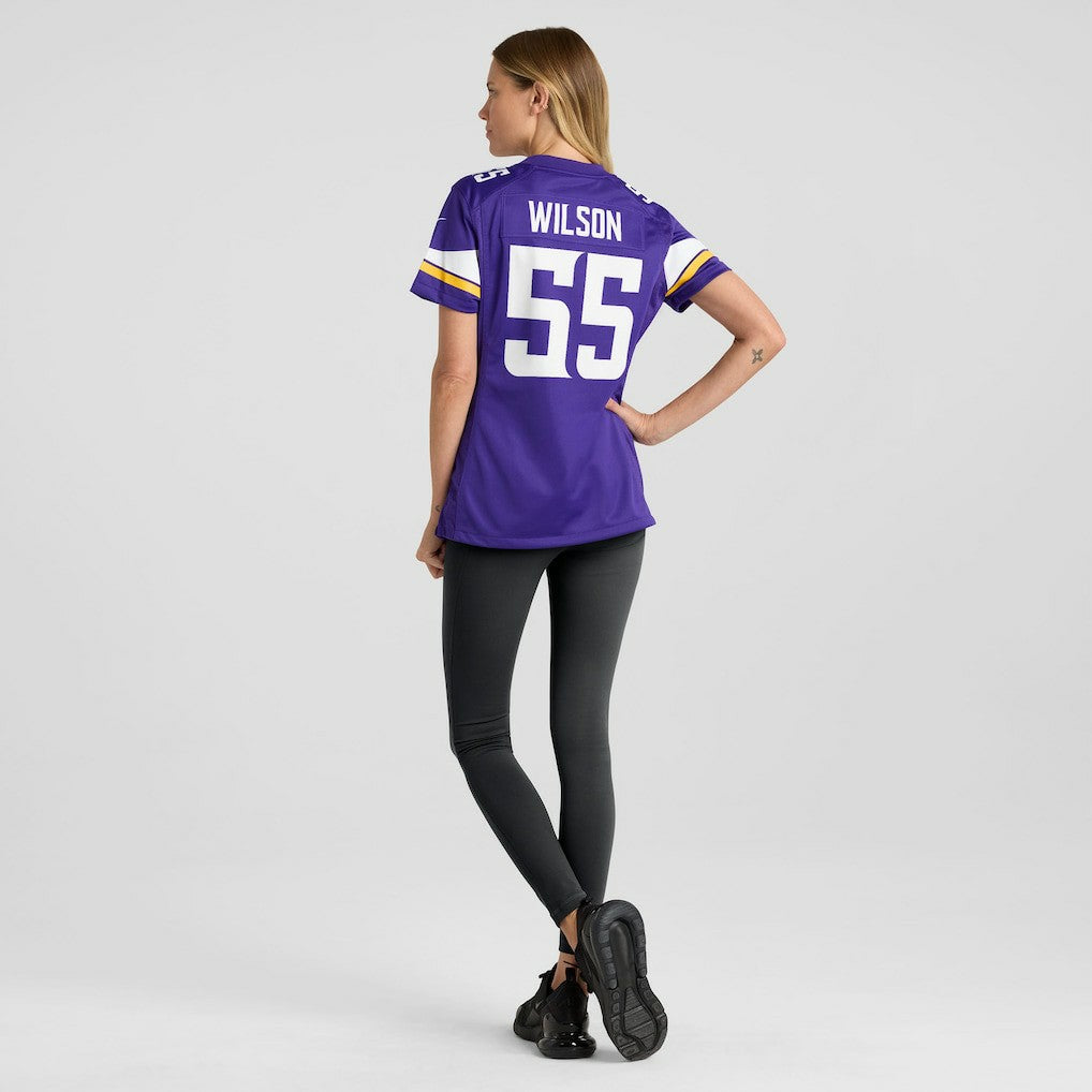 NFL Eric Wilson Minnesota Vikings Women's Team Game Jersey - Purple