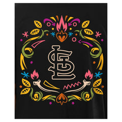 St. Louis Cardinals New Era Día de los Muertos T-Shirt - Black T-shirts