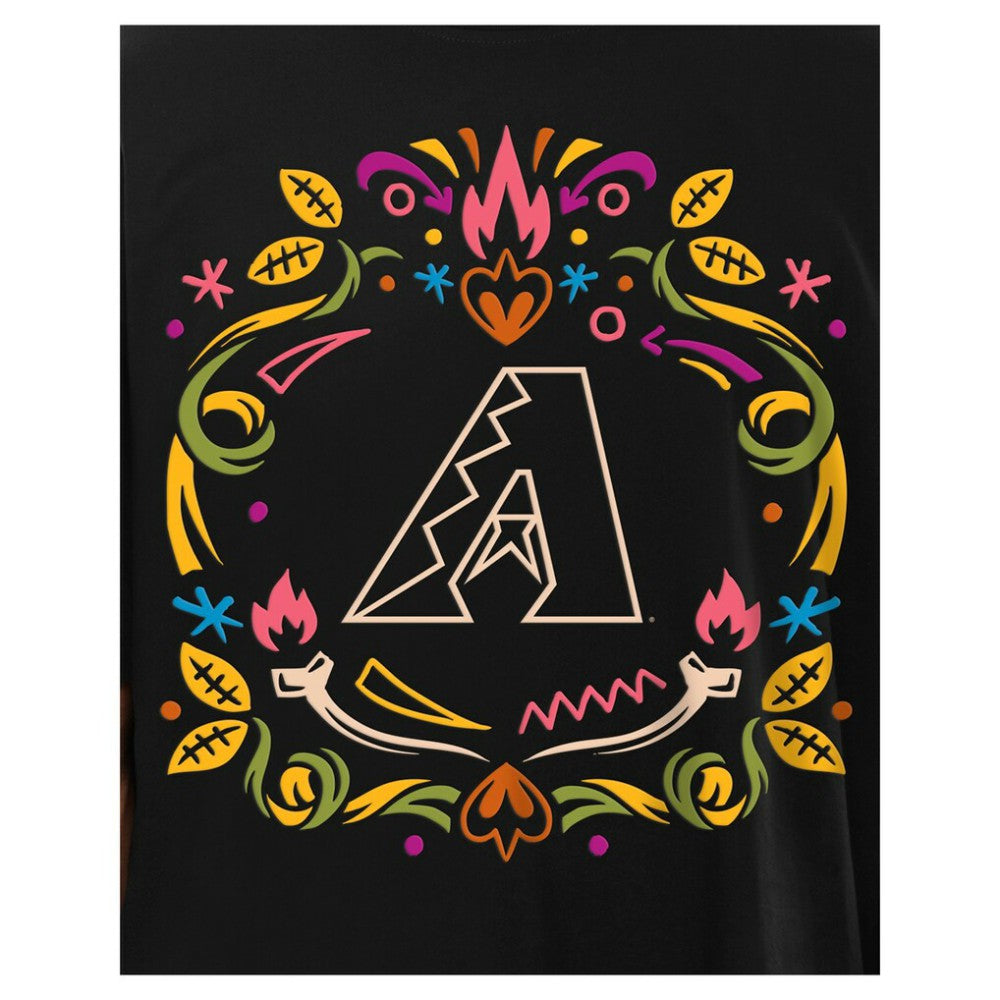 Arizona Diamondbacks New Era Día de los Muertos T-Shirt - Black T-shirts
