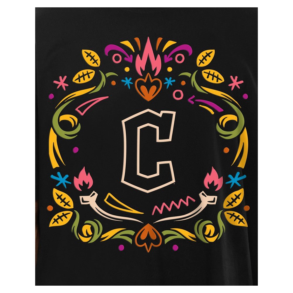 Cleveland Guardians New Era Día de los Muertos T-Shirt - Black T-shirts