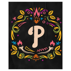 Philadelphia Phillies New Era Día de los Muertos Brushed Fleece Hoodie - Black Hoodies