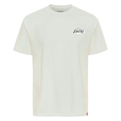 Los Angeles Lakers Sportiqe Unisex Athletic Club Collection Duke Relaxed Fit Premium T-Shirt Cream