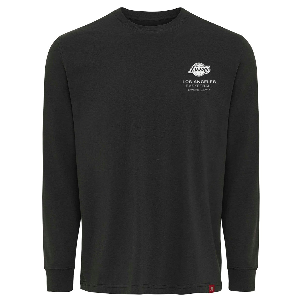 Los Angeles Lakers Sportiqe Unisex Athletic Club Collection Sherwood Relaxed Fit Premium Long-Sleeve T-Shirt Anthracite