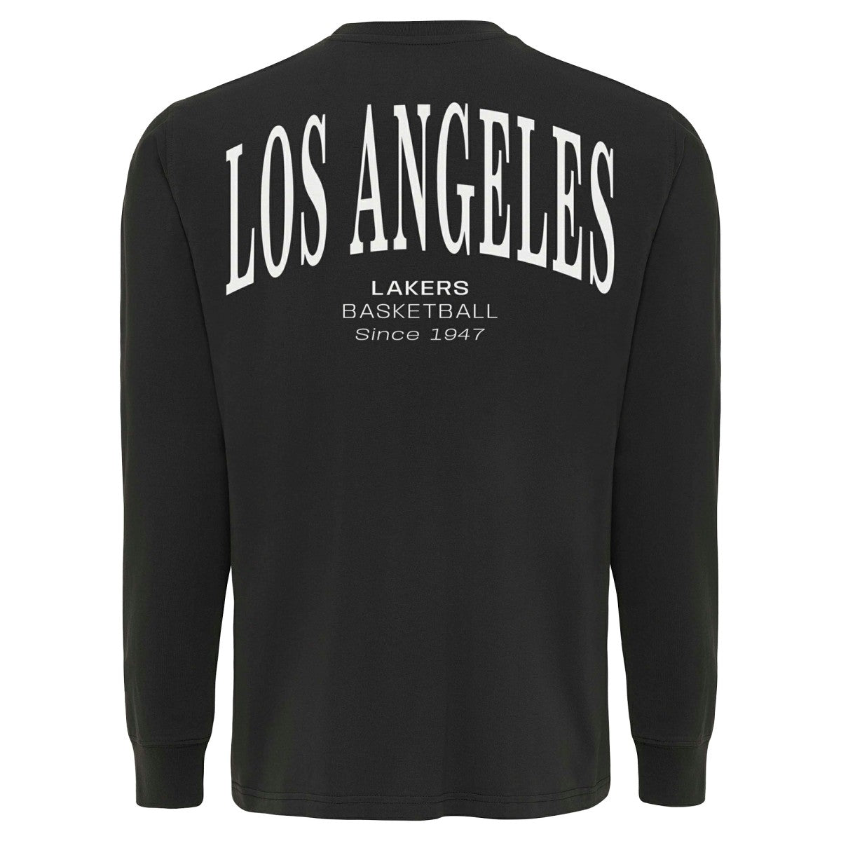 Los Angeles Lakers Sportiqe Unisex Athletic Club Collection Sherwood Relaxed Fit Premium Long-Sleeve T-Shirt Anthracite