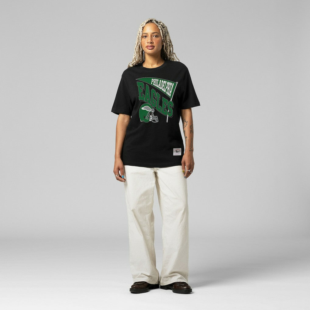 Philadelphia Eagles Women's Team Dynamic Boyfriend T-Shirt Black