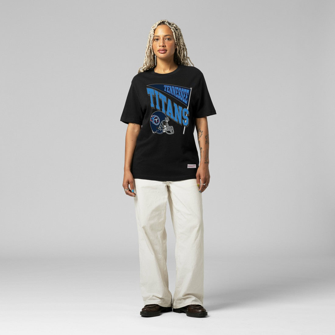 Tennessee Titans Women's Team Dynamic Boyfriend T-Shirt Black