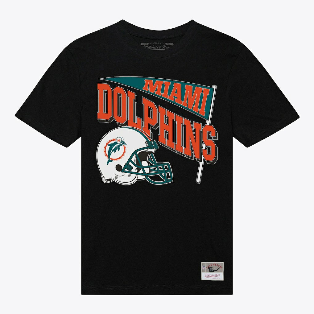Miami Dolphins Women's Team Dynamic Boyfriend T-Shirt Black