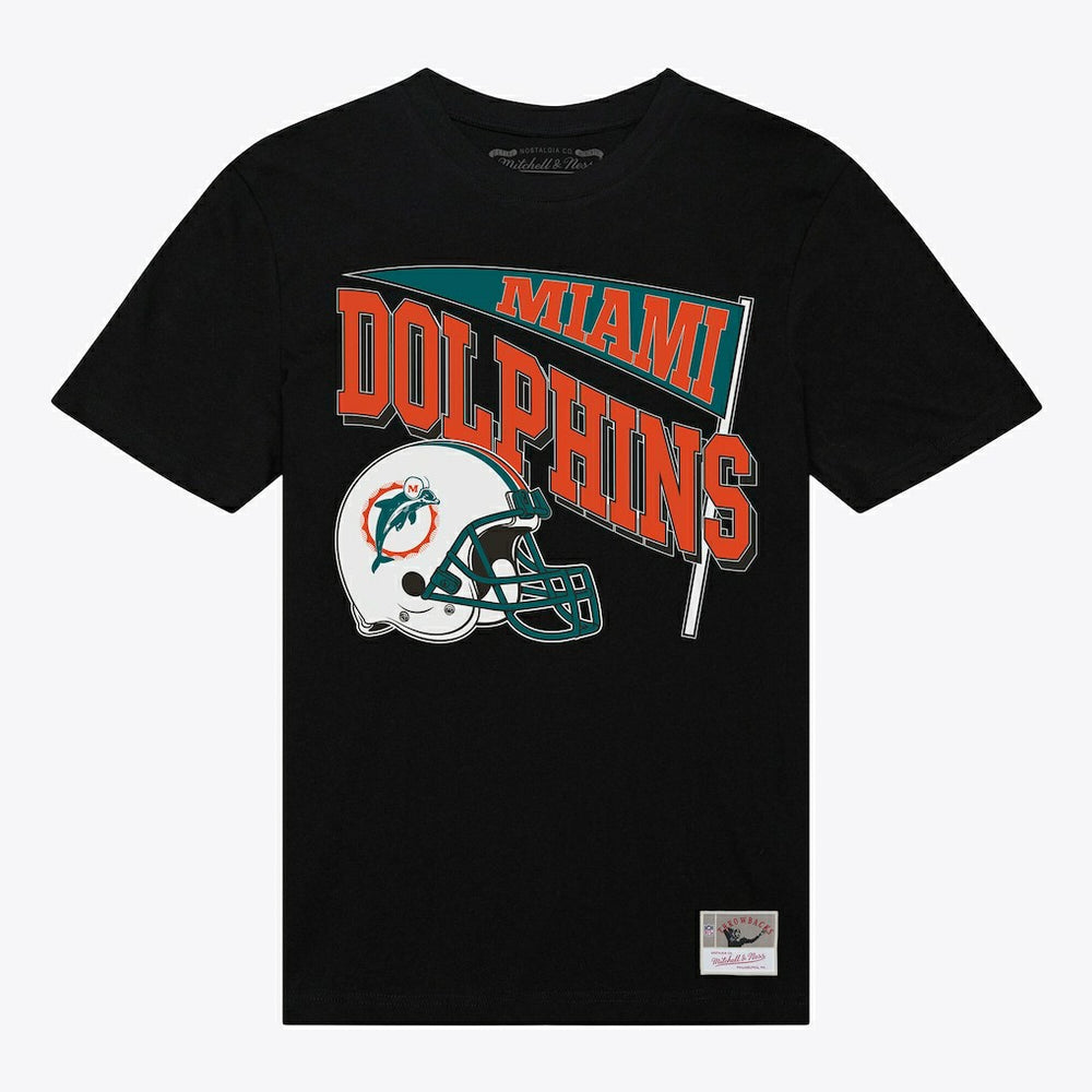 Miami Dolphins Women's Team Dynamic Boyfriend T-Shirt Black
