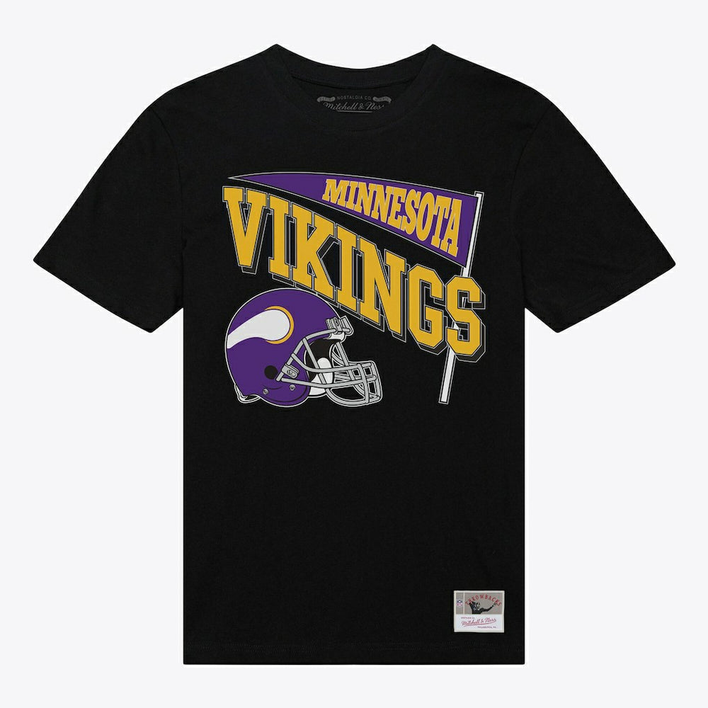 Minnesota Vikings Women's Team Dynamic Boyfriend T-Shirt Black