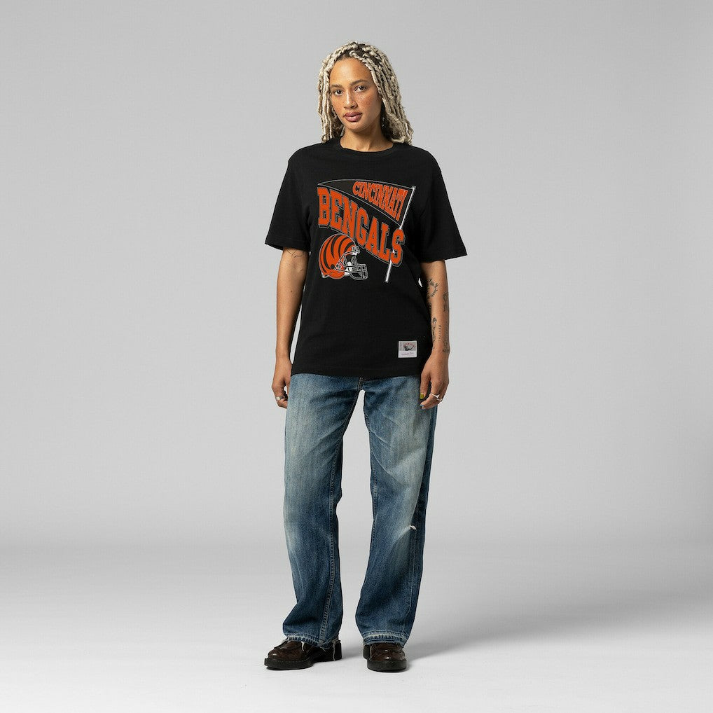 Cincinnati Bengals Women's Team Dynamic Boyfriend T-Shirt Black