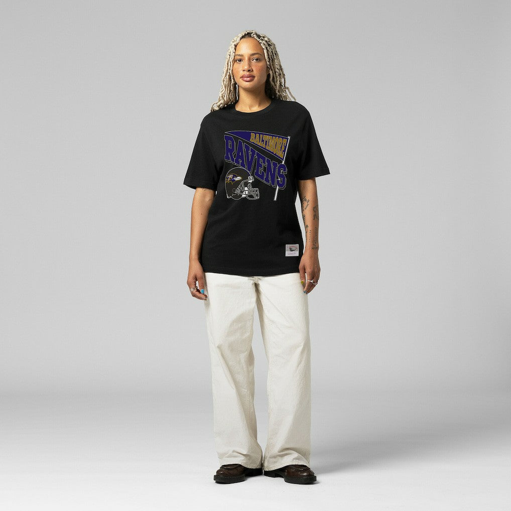 Baltimore Ravens Women's Team Dynamic Boyfriend T-Shirt Black