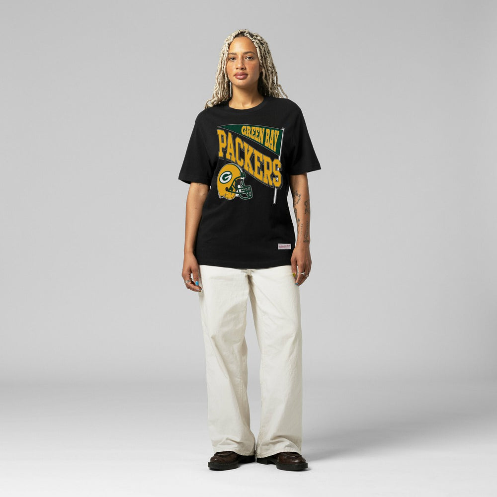 Green Bay Packers Women's Team Dynamic Boyfriend T-Shirt Black