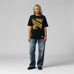 Green Bay Packers Women's Team Dynamic Boyfriend T-Shirt Black