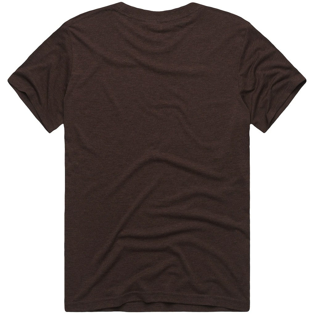 Cleveland Browns Homage x The Simpsons Unisex Tri-Blend T-Shirt Brown
