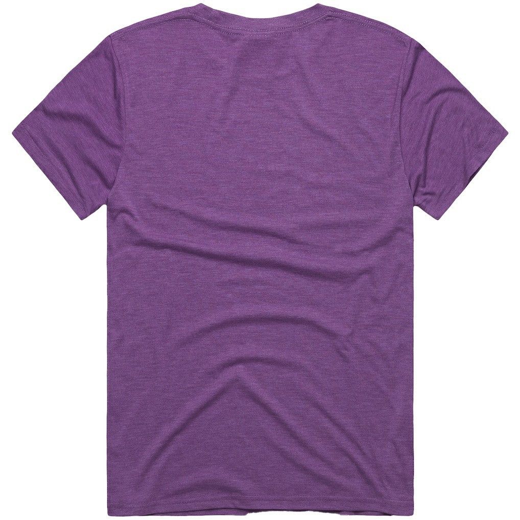 Baltimore Ravens Homage x The Simpsons Unisex Tri-Blend T-Shirt Purple