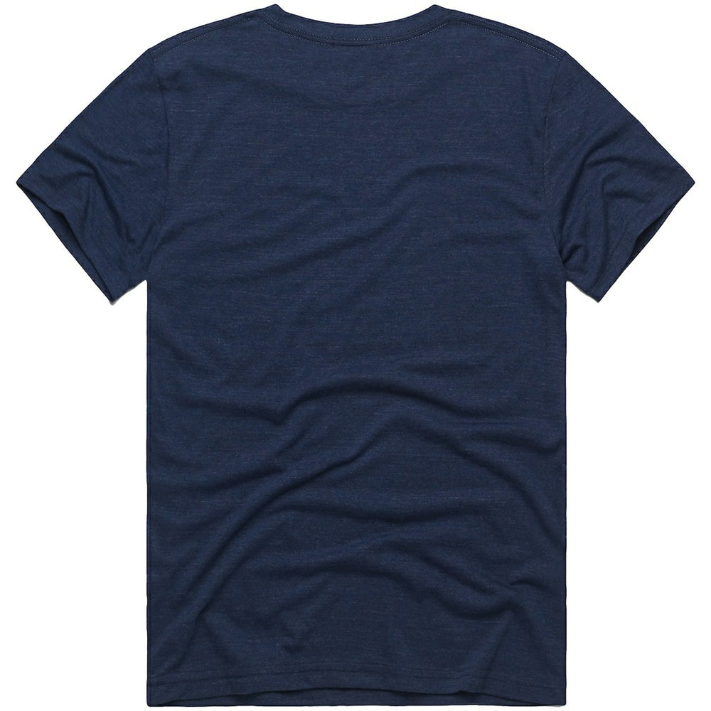 Houston Texans Homage x The Simpsons Unisex Tri-Blend T-Shirt Navy