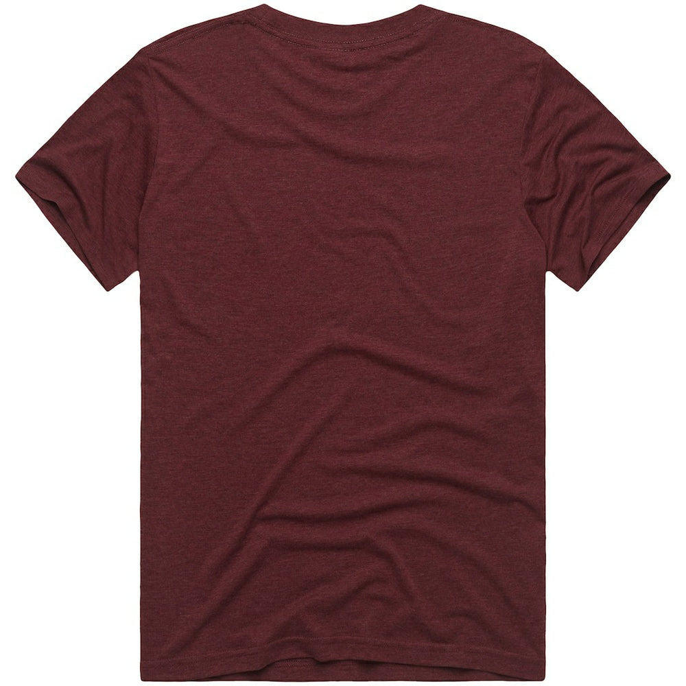 Washington Commanders Homage x The Simpsons Unisex Tri-Blend T-Shirt Burgundy