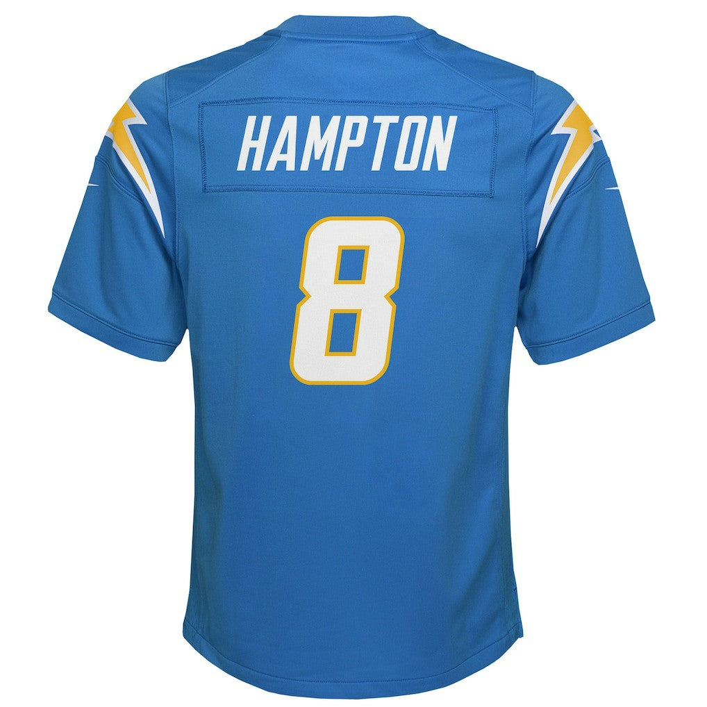 Omarion Hampton Los Angeles Chargers Youth Team Game Jersey Powder Blue
