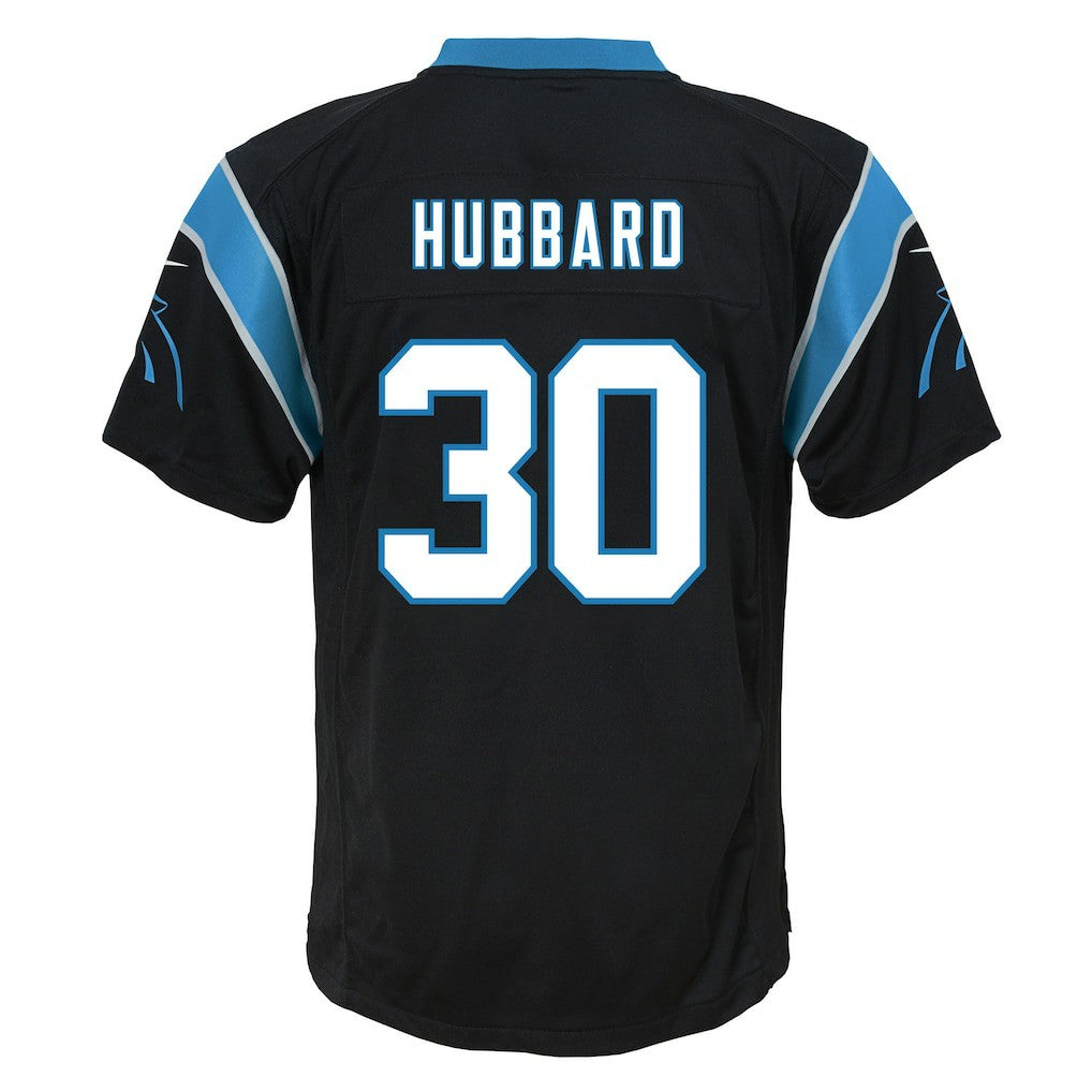 Chuba Hubbard Carolina Panthers Youth Team Game Jersey Black
