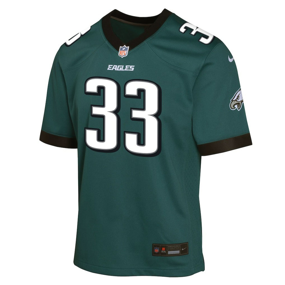 Cooper DeJean Philadelphia Eagles Youth Game Player Jersey Midnight Green