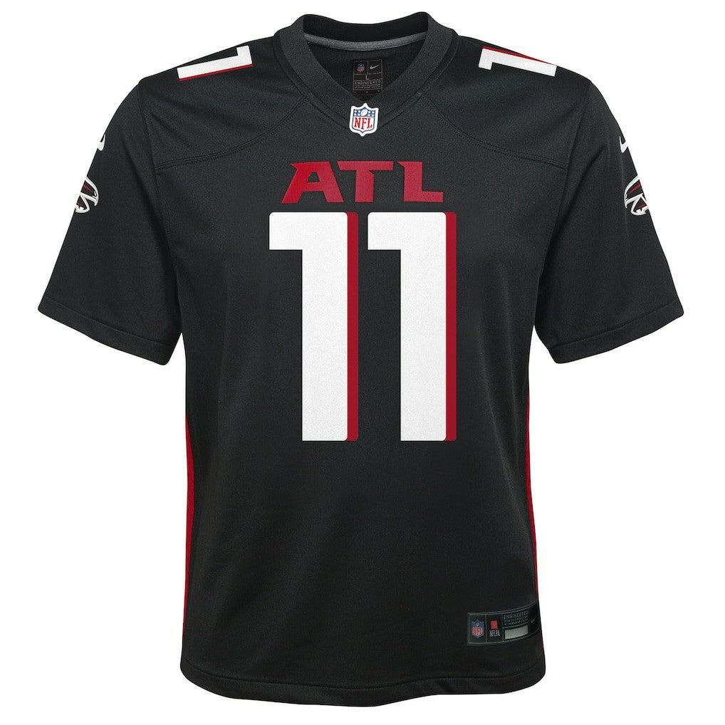 Jalon Walker Atlanta Falcons Youth Team Game Jersey Black