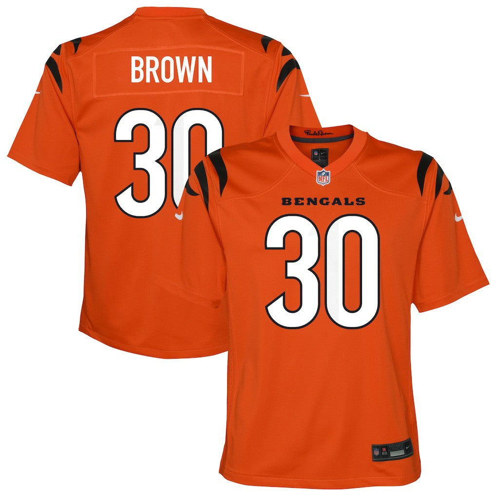 Chase Brown Cincinnati Bengals Youth Youth Orange