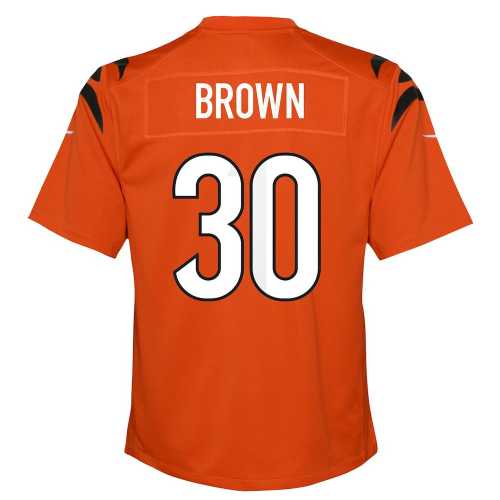 Chase Brown Cincinnati Bengals Youth Youth Orange