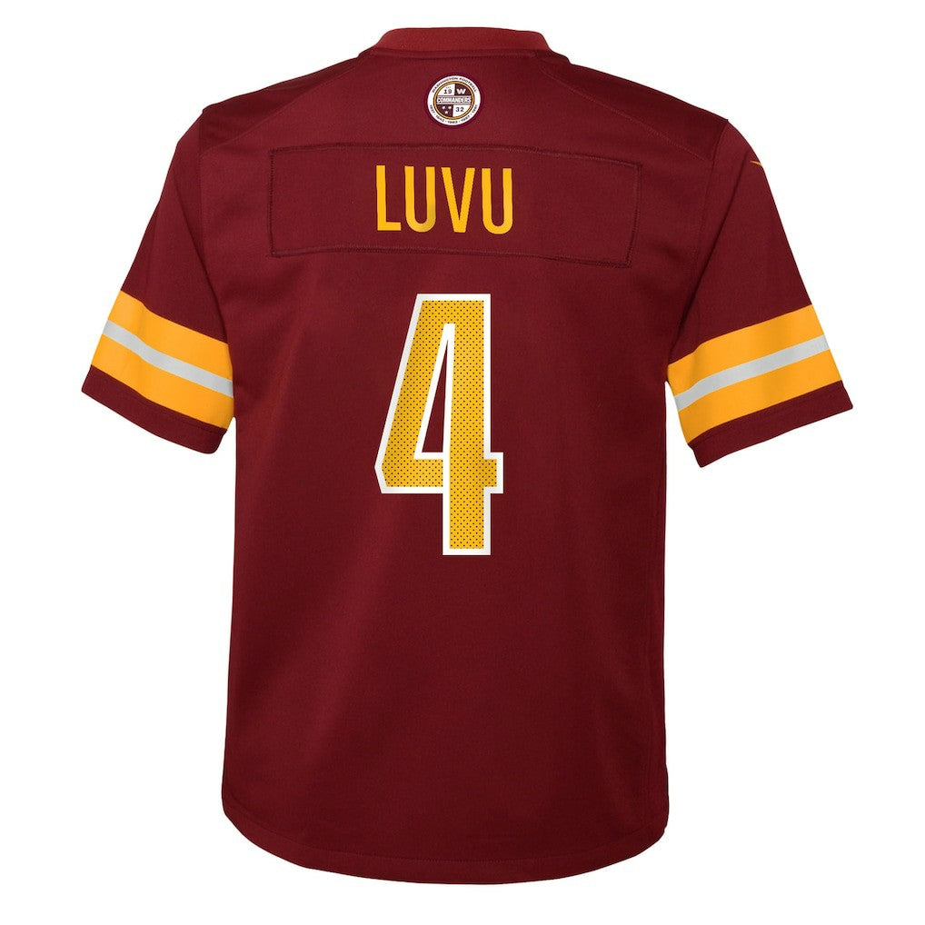 Frankie Luvu Washington Commanders Youth Team Game Jersey Burgundy