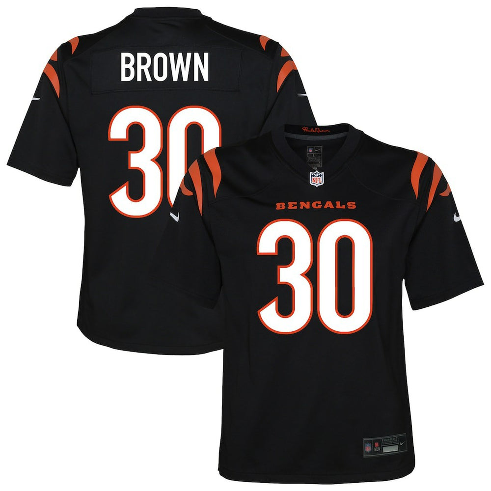Chase Brown Cincinnati Bengals Youth Youth Black