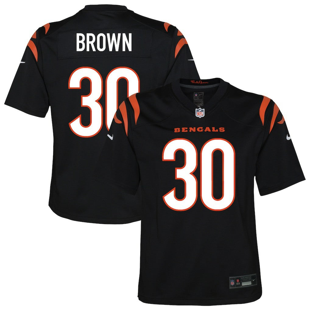 Chase Brown Cincinnati Bengals Youth Youth Black