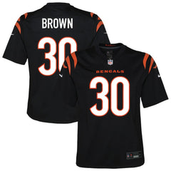 Chase Brown Cincinnati Bengals Youth Youth Black