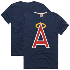 Los Angeles Angels Homage Hyper Local Refresh T-Shirt - Navy T-shirts