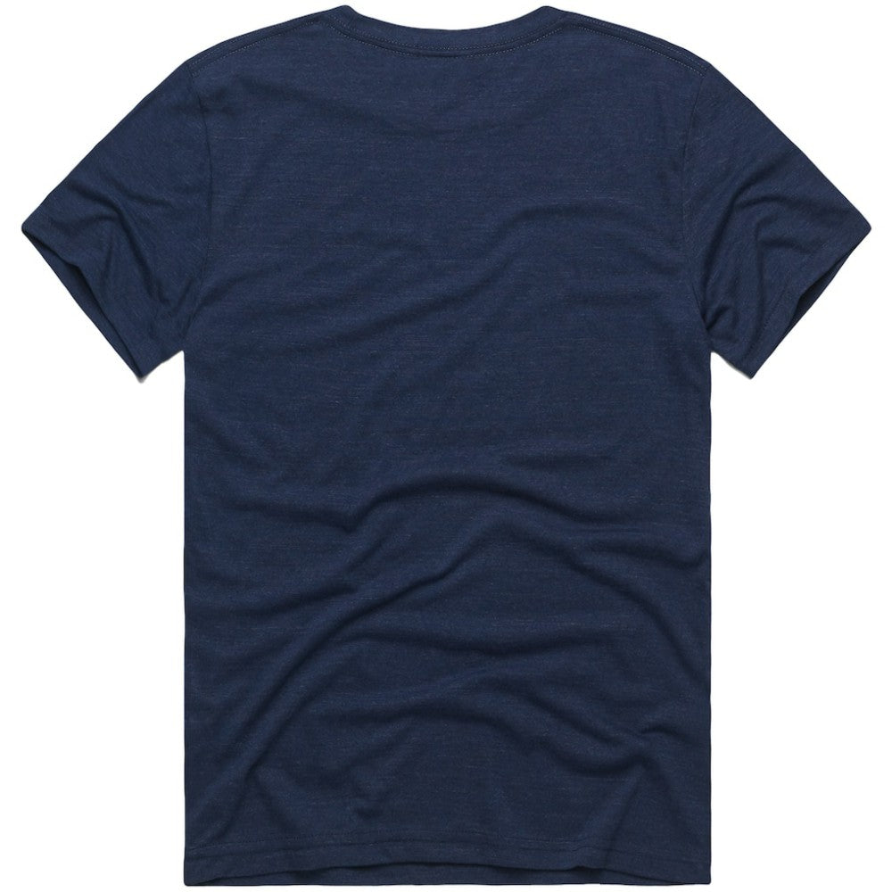 Chicago Cubs Homage Hyper Local Refresh Tri-Blend T-Shirt - Navy T-shirts
