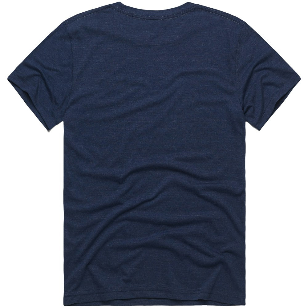 Milwaukee Brewers Homage Hyper Local Refresh Tri-Blend T-Shirt - Navy T-shirts