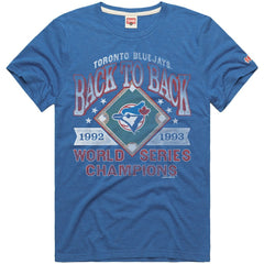 Toronto Blue Jays Homage Hyper Local Refresh Tri-Blend T-Shirt - Royal T-shirts