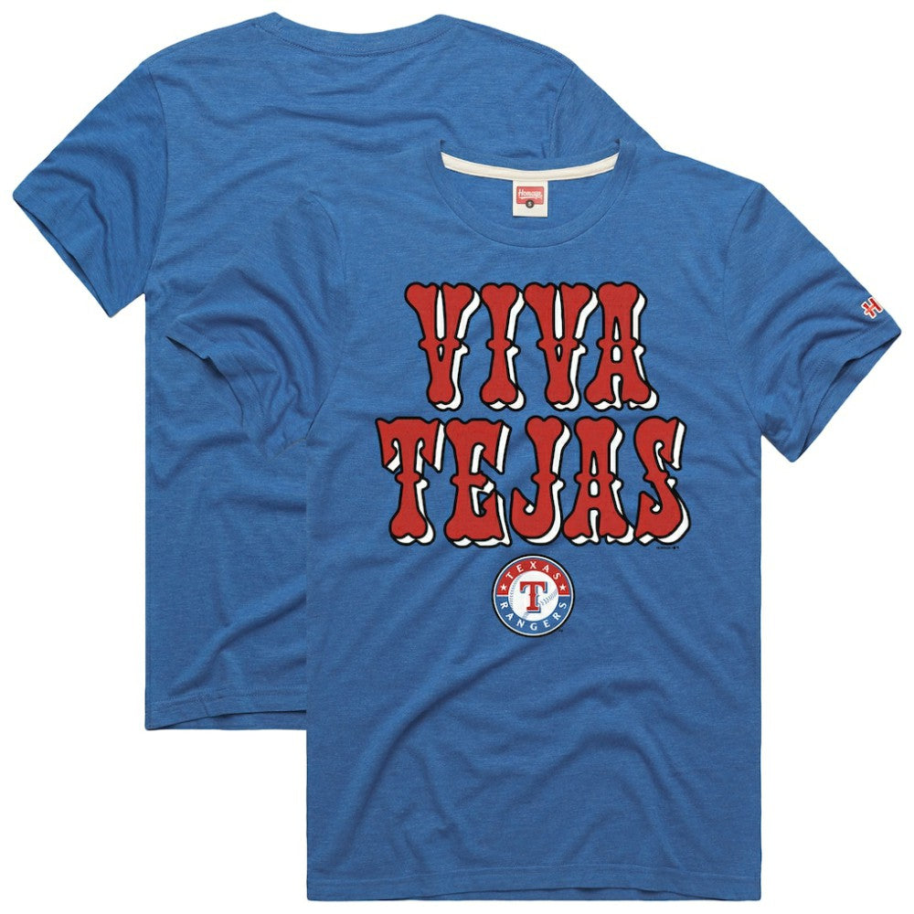 Texas Rangers Homage Hyper Local Refresh T-Shirt - Royal T-shirts