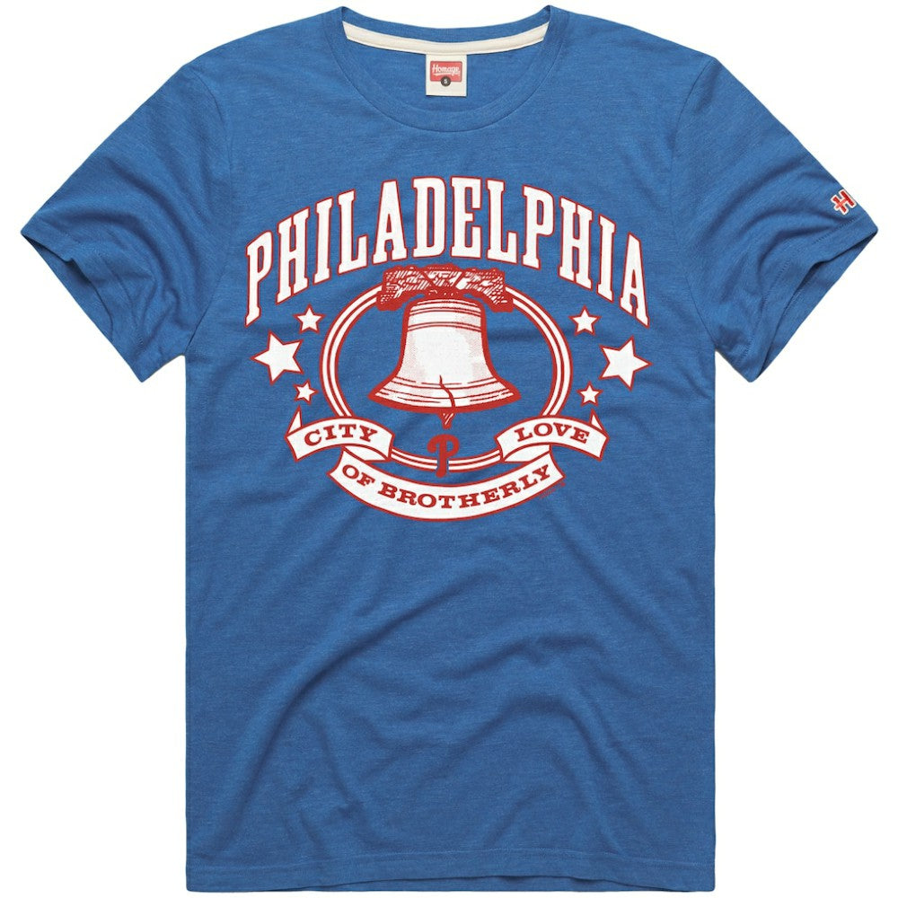 Philadelphia Phillies Homage Hyper Local Refresh T-Shirt - Royal T-shirts