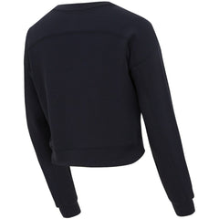 USWNT Concepts Sport Women's Tri-Blend Darby Knit Long Sleeve Crop Top Black