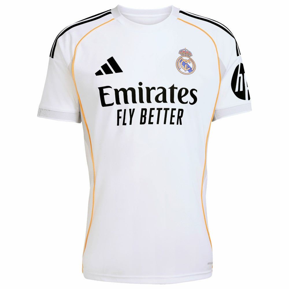 Kylian Mbappé Real Madrid 2025/26 Home Replica Player Jersey White